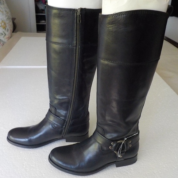 Frye Tall Low Heel Boots - Picture 4 of 16